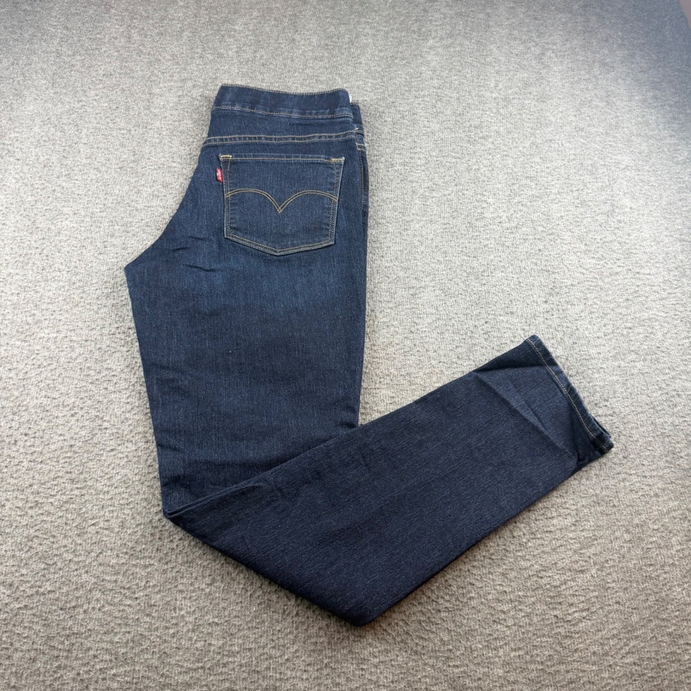 Levi's‎ Pull On Skinny Jeans Women's 6 Dark Wash Stretch High Rise 18458-0002